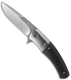 George Muller LL-GG Flipper Knife Carbon Fiber/Titanium (3.25" Satin)
