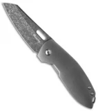 Lucas Burnley Knives M69 Frame Lock Knife Titanium (2.75" Acid SW)