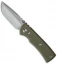 Chaves Knives 228 Street Version #4 Liner Lock Knife OD Green G-10 (3" BB)