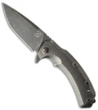 Bastinelli Safe Frame Lock Flipper Knife Titanium (3.6" Black SW)