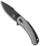 Begg Steelcraft Series Mini Bodega Knife Black/Silver Titanium (3" Black)