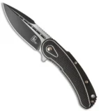 Begg Steelcraft Series Mini Bodega Knife Black/Gold Titanium (3" Two-Tone)