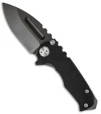 Medford Micro Praetorian G Frame Lock Knife Black G-10/Flame Ti (2.8" Black) MKT