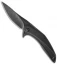 Brous Blades Parallax Frame Lock Flipper Knife Acid Stonewash Ti (3.75" Acid SW)