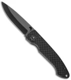 Stone River Ceramic Liner Lock Knife Carbon Fiber (3" Black) SRG2CFB