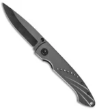 Stone River Ceramic Liner Lock Knife Gray Aluminum (3.25" Black) SRG3TLB