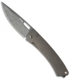 LionSteel Limited Edition TiSpine Aculus Knife Ti (Raindrop Damascus) TS1-DAC