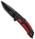 Boker Plus Savior 1 Liner Lock Knife Black/Red (3.3" Black) 01BO320