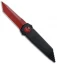 Paragon Dredd Lock Knife Black Aluminum (4" Red Tanto)