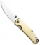 GiantMouse Vox/Anso ACE Clyde Liner Lock Knife Brass (3" Satin)