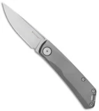 Real Steel Luna Slip Joint Knife Titanium (2.875" Satin)
