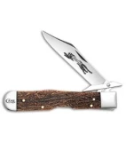 Case Cheetah Pocket Knife 4.375" Brown Valley Jigged Bone (6111 1/2L SS) 49958