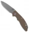 Hinderer Knives XM-18 3.5 Gen 6 SP Non-Flipper Knife FDE G-10 (Working Finish)