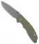 Hinderer Knives XM-18 3.5 Gen 6 SP Non-Flipper Knife OD Green G-10 (Working)