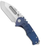 Medford Praetorian T Tanto Frame Lock Knife Blue Ano Ti ( Tumbled) MKT