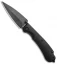 Daggerr Knives Urban 2 Frame Lock Knife Black G-10 (3.5" Blackwash D2) U2BW