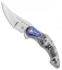 Begg Knives Mandera  Frame Lock Knife Skulls And Roses Timascus (3.75" Mirror)