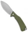 REVO Ness Liner Lock Flipper Knife OD Green G-10 (3.3" Stonewash)
