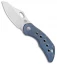 Olamic Cutlery Busker Semper Knife  Kinetic Ra Ti  (2.5" Satin)