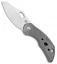 Olamic Cutlery Busker Semper Knife  Kinetic Mist Ti  (2.5" Satin)