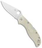 Spyderco Stretch 2 Sprint Run Lockback Knife Ivory FRN (3.4" Satin) C90FPIV2