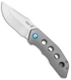 Pena Knives X-Series Rhino Frame Lock Knife Thumb Stud  Bead Blast Ti (3" Satin)