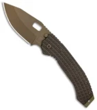 Trouble Blades Custom Full Size Mofo Knife Frag Dark GreenTi (3.75" Light Green)