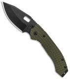 Trouble Blades Custom Full Size Mofo Knife Frag Dark Green Ti (3.75" Black)