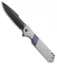 Olamic Cutlery Rainmaker Harpoon Knife Blue C-Tek/Jeweled Ti (4.25" Black)