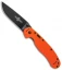 Ontario RAT Model 1A Spring Assisted Knife Orange G10 (3.625" Black) 8871OR