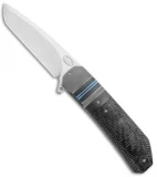 Herucus Blomerus LL-14-M Custom Tanto Flipper Knife LSCF (3.3" Hand Satin)