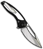 Sharp By Design Void Frame Lock Knife Black Ti/White G-10 (3.25" Satin)