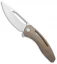 Sharp By Design Void Frame Lock Knife Bronze Aspirated Ti (3.25" Satin)