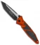 Microtech Socom Elite Tanto Manual Knife Orange/CF (4" Two Tone) 161-1ORCFI