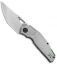 REVO Berserk Frame Lock Knife Stainless Steel w/ Green (3.4" Stonewash)