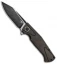 Bestech Knives Horus Folding Knife Black/Bronze Titanium (3.5" Black SW) BT1901A