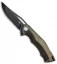 Bestech Knives Tercel Frame Lock Knife Black/Bronze Titanium (3.5" Black SW)