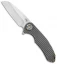 Curtiss Knives F3 Large Frame Lock Wharncliffe Knife Frag Titanium (3.6" SW)