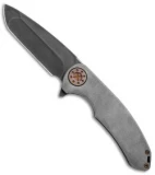 Curtiss Knives F3 Large Frame Lock KnifeTitanium (3.75" Black Stonewash)