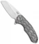 Curtiss Knives F3 Medium Frame Lock Knife Milled Ti Flamed (3.125" SW)