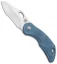 Olamic Cutlery Busker Gusto Frame Lock Knife Kinetic Sky Ti (2.5" Satin) 104G
