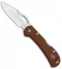 Buck Mini SpitFire Lockback Knife Brown (2.75" Satin) 0726BRS