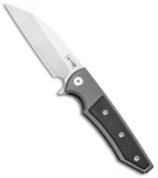 Chaves Ultramar Sangre Street Flipper Knife Carbon Fiber (3.4" Satin)
