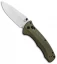 Benchmade Turret AXIS Lock Folding Knife OD Green G-10 (3.7" Satin) 980