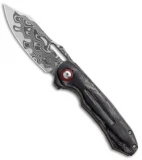 Nova Blades Custom Shocker Frame Lock Knife Carbo Quartz (3.25" XHP Core)