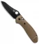 Benchmade Griptilian AXIS Lock Knife Sand (3.45" Black S30V) 550BKSN
