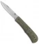 Aaron Frederick / Trash Panda Knives Kit Slip Joint Green Linen Micarta (3.5"SW)