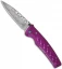 Mcusta Tsuchi Bushi Sword Knife Purple (3.25" Damascus) MC-0162D