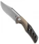 APurvis Blades Primordial Knife Bronze Ti/Carbon Fiber (3.25" Bead Blast)