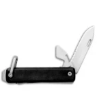 James Brand The Ellis Lockback Knife & Tool Black (2.5" Polish Serr)